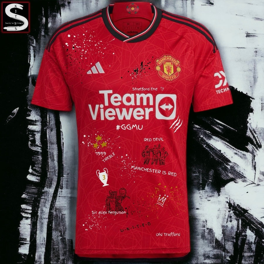 Painted custom jersey MU