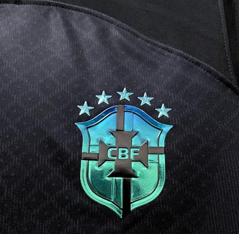 Brazil Black Concept Black Jersey – Sportkitss